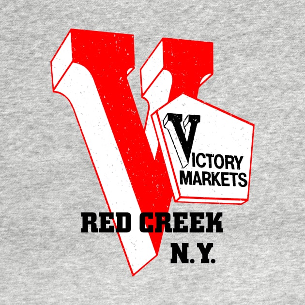 Victory Market Former Red Creek NY Grocery Store Logo by MatchbookGraphics